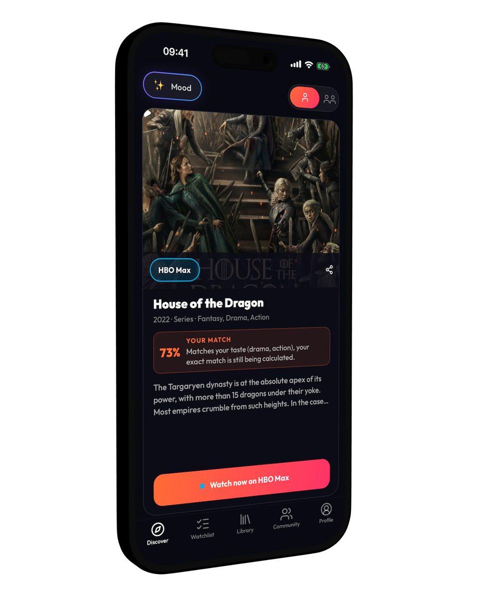 What's My Next app